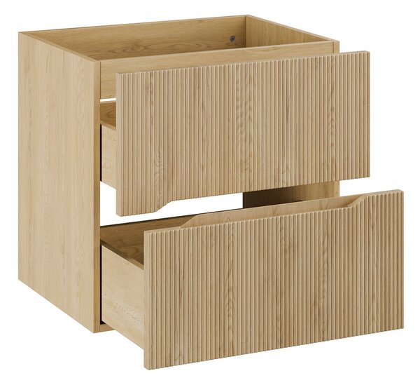 Comad Nordic Cremona skříňka 60x45.8x57 cm pod umyvadlo závěsná dub NORDIC CREMONA 82-60-46-2S