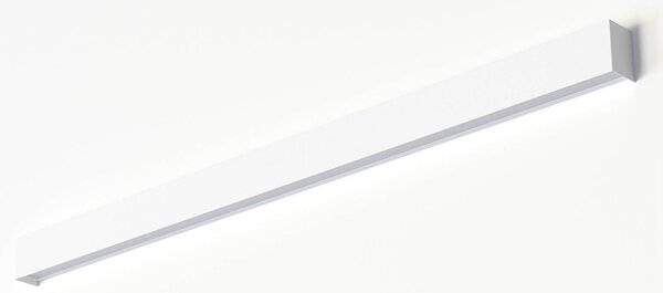 Nowodvorski Lighting Nástěnné světlo Straight L, 122 cm, bílé, Bílá / opál, Obývací pokoj / jídelna, kov, Moderní, Nástěnné svítidlo