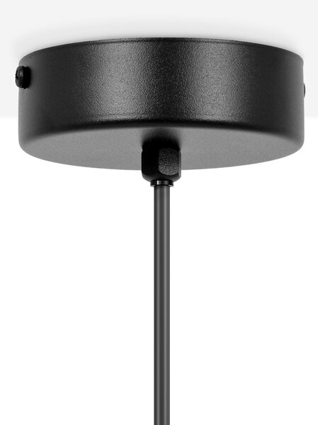 Kaja Venta závěsné svítidlo 1x10 W černá-jantarová K-5476