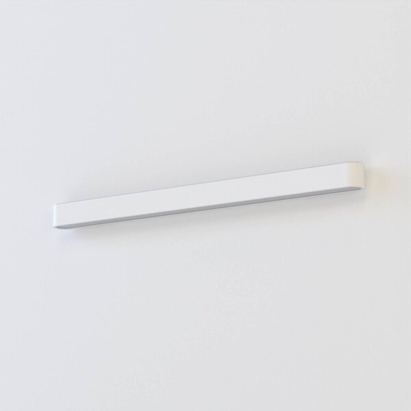Nowodvorski Lighting Nástěnné světlo Soft, šířka 90 cm, bílé, hliník, G13, Bílá / opál, Obývací pokoj / jídelna, Hliník, Moderní, Nástěnné svítidlo / světlem dolů