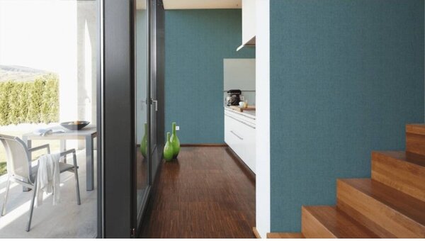 A.S. Création | Vliesová tapeta na zeď Absolutly Chic 36976-3 | 0,53 x 10,05 m | modrá, vining ivy, modrozelená