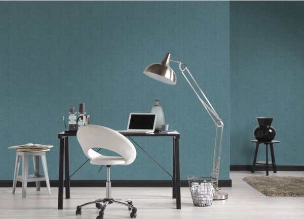 A.S. Création | Vliesová tapeta na zeď Absolutly Chic 36976-3 | 0,53 x 10,05 m | modrá, vining ivy, modrozelená