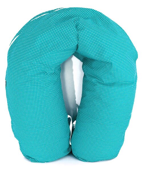 GADEO Kojící a relaxační polštář LITTLE DOTS TYRKYS Výplň: PES kuličkové duté vlákno