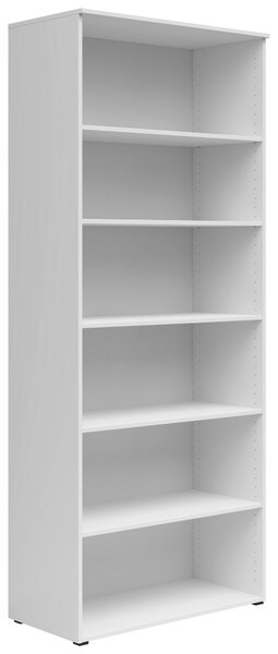 REGÁL, bílá, 80/195/40 cm Carryhome - Knihovny