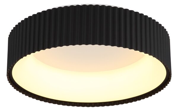 Globo 15924DS LED přisazené stropní svítidlo KEMP | 45W integrovaný LED zdroj | 1600lm | 2700/4000/6000K | černá