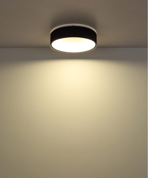Globo 15924DS LED přisazené stropní svítidlo KEMP | 45W integrovaný LED zdroj | 1600lm | 2700/4000/6000K | černá