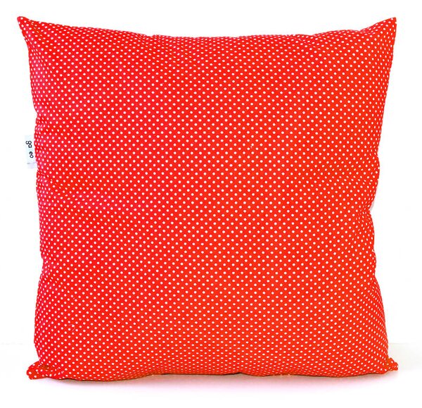 GADEO dekorační povlak na polštář LITTLE DOTS RED Rozměr: 40x40 cm