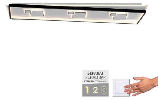 STROPNÍ LED SVÍTIDLO, 97,5/30/5,5 cm - Stropní svítidla