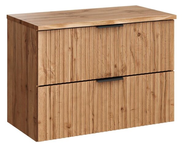 Sada skříňka Comad Adel Oak ADEL OAK 82-80-B-2S, deska na skříňku Comad Nature Wotan NATURE WOTAN 89-80-46 M
