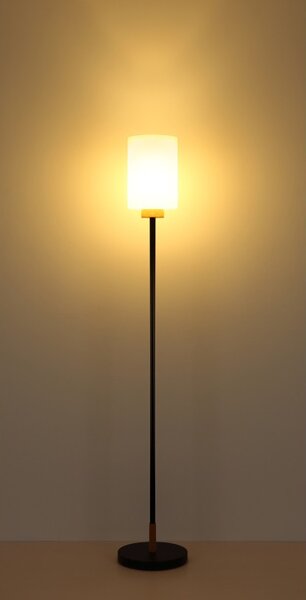 Globo 15977S stojací lampa ROWENA E27 | s vypínačem | černá