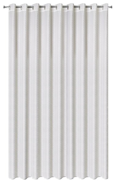 ZÁCLONA NA KROUŽCÍCH SIBEL 300 CM X 250 CM CM BÍLÁ