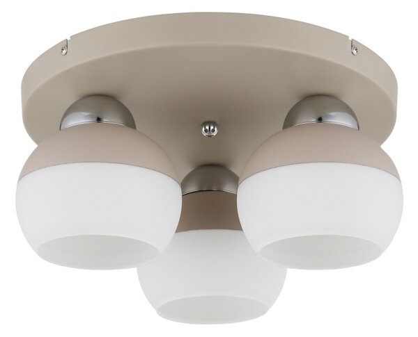 Globo 15999-3D přisazené stropní svítidlo RAGUSA E27 | béžová