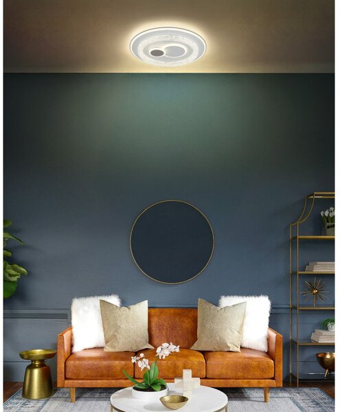 Globo 41005 LED přisazené stropní svítidlo KRISWALL | 48W integrovaný LED zdroj | 3450lm | 2700/4000/6000K | bílá
