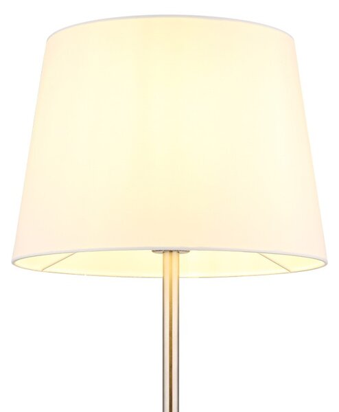 Globo 40100101 stojací lampa JORIS E27 | s vypínačem | chrom