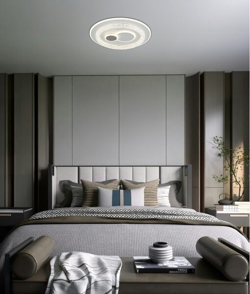 Globo 41005 LED přisazené stropní svítidlo KRISWALL | 48W integrovaný LED zdroj | 3450lm | 2700/4000/6000K | bílá