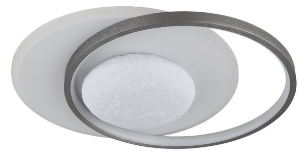 Globo 41785 LED přisazené stropní svítidlo MOON | 30W integrovaný LED zdroj | 2200lm | 4000K | černá