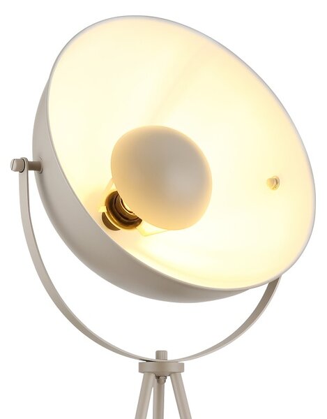 Globo 45150122 stojací lampa TIMO E27 | s vypínačem | béžová