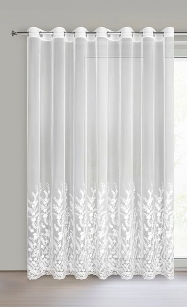 ZÁCLONA NA KROUŽCÍCH TALINA 300 CM X 250 CM CM VZOROVANÁ