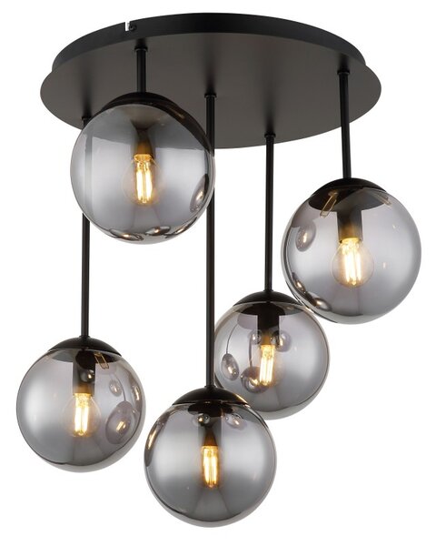 Globo 47441-5S LED přisazené stropní svítidlo HARMON E14 | černá