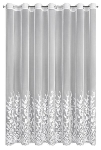 ZÁCLONA NA KROUŽCÍCH TALINA 300 CM X 250 CM CM VZOROVANÁ