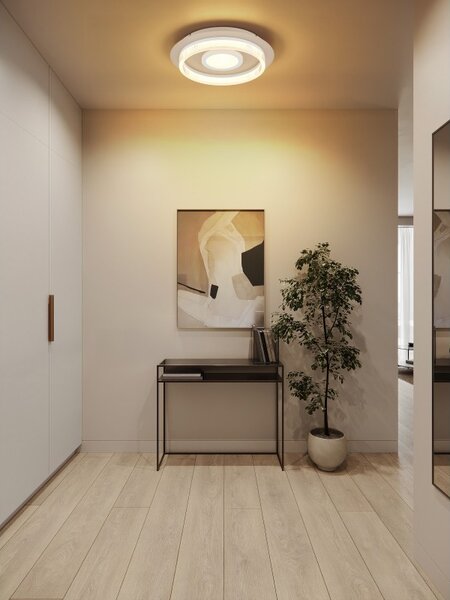Globo 48046D1 LED přisazené stropní svítidlo ZARA | 24W integrovaný LED zdroj | 1240lm | 3000K | béžová