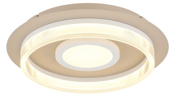 Globo 48046D1 LED přisazené stropní svítidlo ZARA | 24W integrovaný LED zdroj | 1240lm | 3000K | béžová