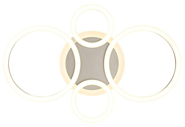 Globo 48039-40CO LED přisazené stropní svítidlo LORETTA | 40W integrovaný LED zdroj | 2646lm | 3000/4000/6000K | hnědá