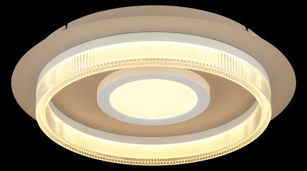 Globo 48046D1 LED přisazené stropní svítidlo ZARA | 24W integrovaný LED zdroj | 1240lm | 3000K | béžová