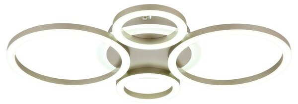Globo 48039-40CO LED přisazené stropní svítidlo LORETTA | 40W integrovaný LED zdroj | 2646lm | 3000/4000/6000K | hnědá