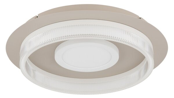 Globo 48046D1 LED přisazené stropní svítidlo ZARA | 24W integrovaný LED zdroj | 1240lm | 3000K | béžová