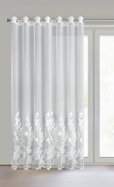 ZÁCLONA NA KROUŽCÍCH ALIRA 300 CM X 250 CM CM VZOROVANÁ