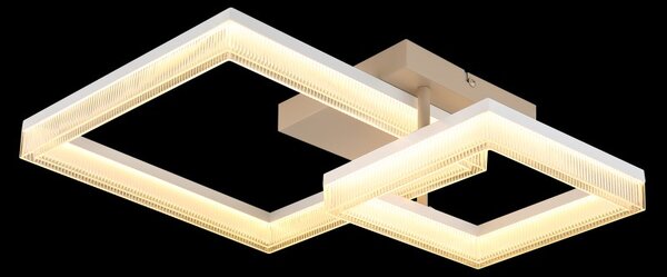 Globo 48047D LED přisazené stropní svítidlo ZARA | 24W integrovaný LED zdroj | 1800lm | 3000K | béžová