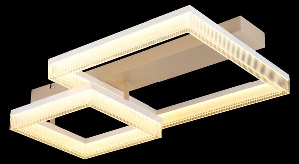 Globo 48047D1 LED přisazené stropní svítidlo ZARA | 24W integrovaný LED zdroj | 2100lm | 3000K | béžová