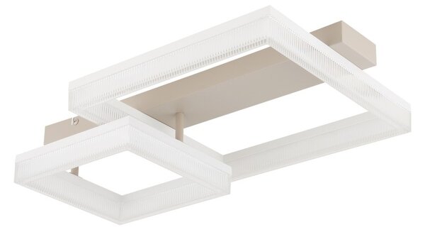 Globo 48047D1 LED přisazené stropní svítidlo ZARA | 24W integrovaný LED zdroj | 2100lm | 3000K | béžová