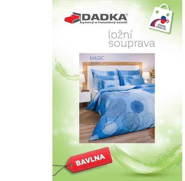 Bavlněné povlečení Magic denim 140x200, 70x90 cm