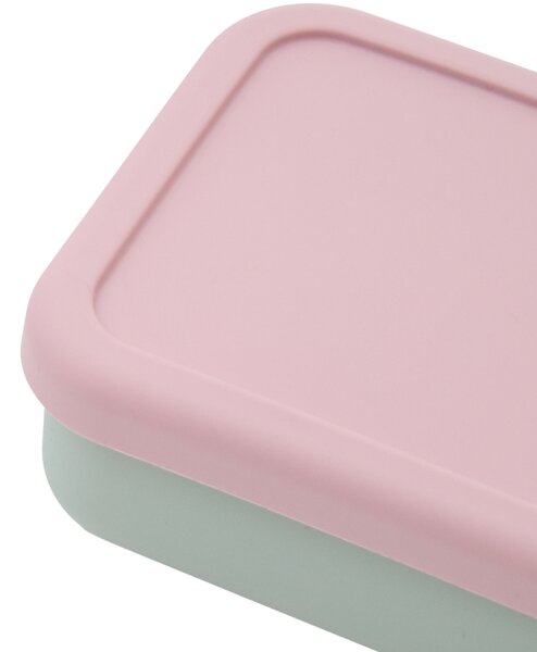 Kave Home Růžovo-zelený svačinový box Lili