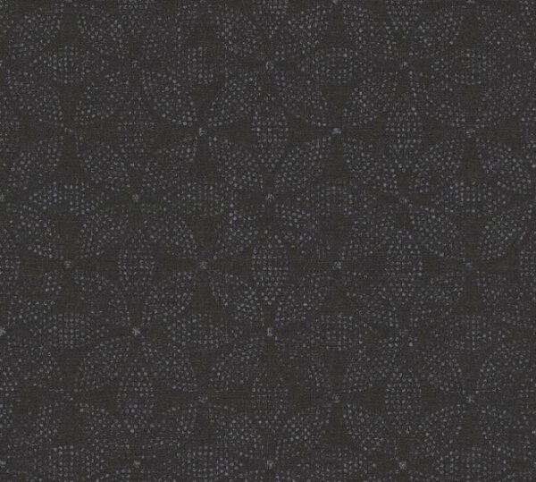 A.S. Création | Vliesová tapeta na zeď Ethnic Origin 37176-3 | 0,53 x 10,05 m | černá, šedá