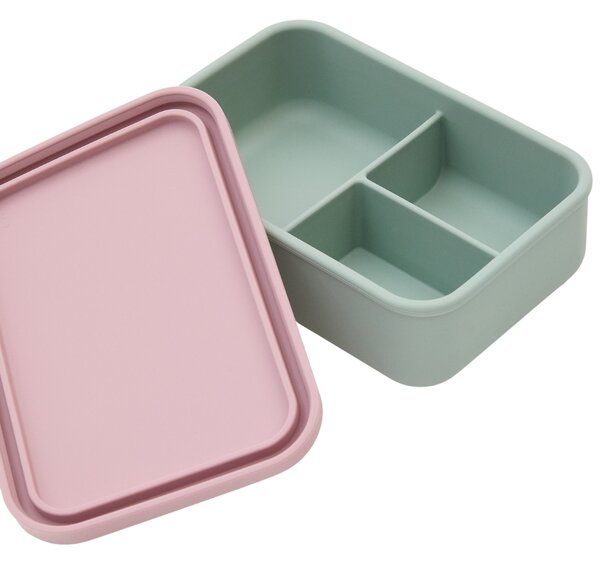 Kave Home Růžovo-zelený svačinový box Lili