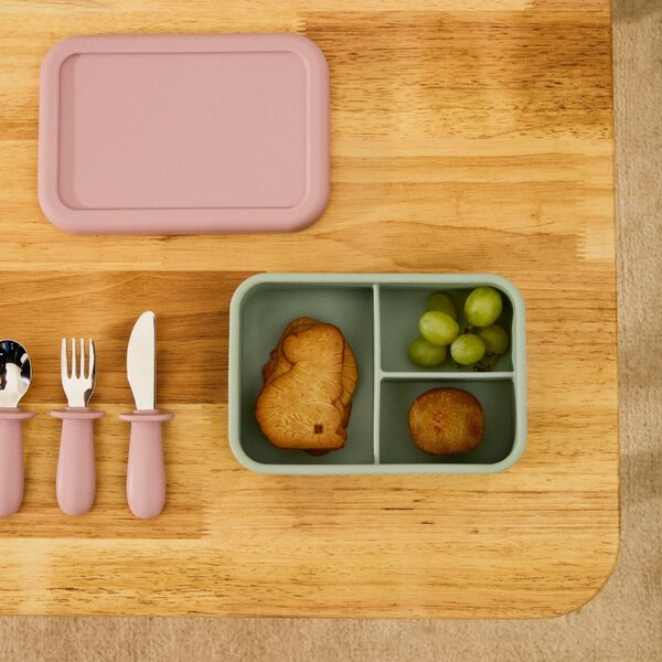 Kave Home Růžovo-zelený svačinový box Lili