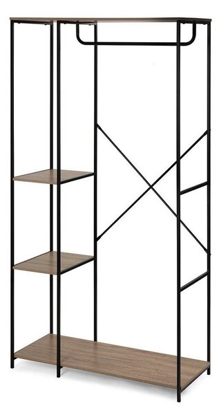 Černá ocelová předsíňová sestava 90x170x40 cm Aris – Bonami Essentials