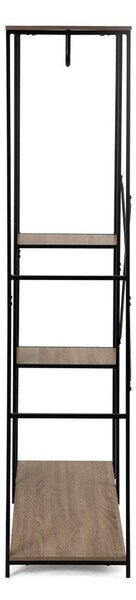 Černá ocelová předsíňová sestava 90x170x40 cm Aris – Bonami Essentials
