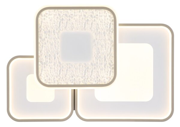 Globo 48097-62 LED přisazené stropní svítidlo MOSAIKO | 55W integrovaný LED zdroj | 2900lm | 2700-6000K | dálkové ovládání | stmívač | béžová