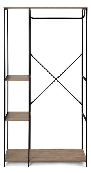 Černá ocelová předsíňová sestava 90x170x40 cm Aris – Bonami Essentials