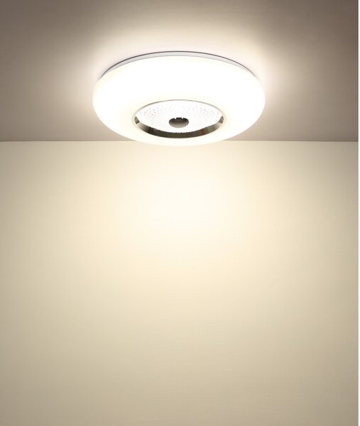 Globo 48071-24 LED přisazené stropní svítidlo GRAHAM | 36W integrovaný LED zdroj | 2690lm | 2700/4000/6000K | bílá