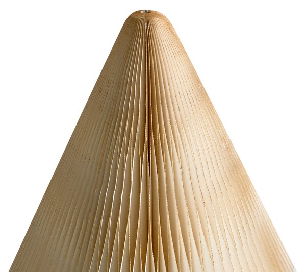 Sada 2 vánočních dekorací VEFSNA Vánoční stromek 90/122 cm Béžová/Zelená