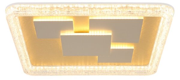 Globo 48476-40 LED přisazené stropní svítidlo LORAINE | 40W integrovaný LED zdroj | 3450lm | 3000K | zlatá