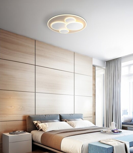 Globo 48475S LED přisazené stropní svítidlo MONTY | 40W integrovaný LED zdroj | 2200lm | 3000K | béžová