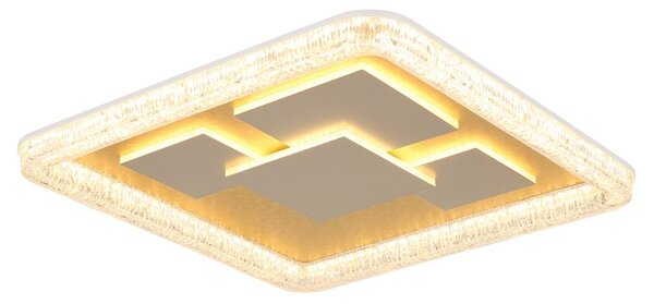 Globo 48476-40 LED přisazené stropní svítidlo LORAINE | 40W integrovaný LED zdroj | 3450lm | 3000K | zlatá