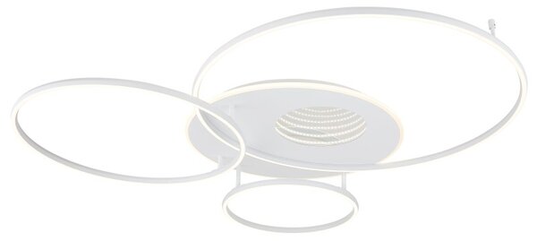 Globo 48466-70W LED přisazené stropní svítidlo INVERTINA | 70W integrovaný LED zdroj | 4599lm | 2700-6500K | dálkové ovládání | stmívač | bílá