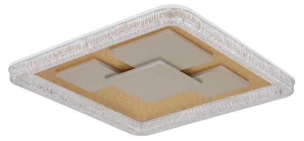 Globo 48476-40 LED přisazené stropní svítidlo LORAINE | 40W integrovaný LED zdroj | 3450lm | 3000K | zlatá